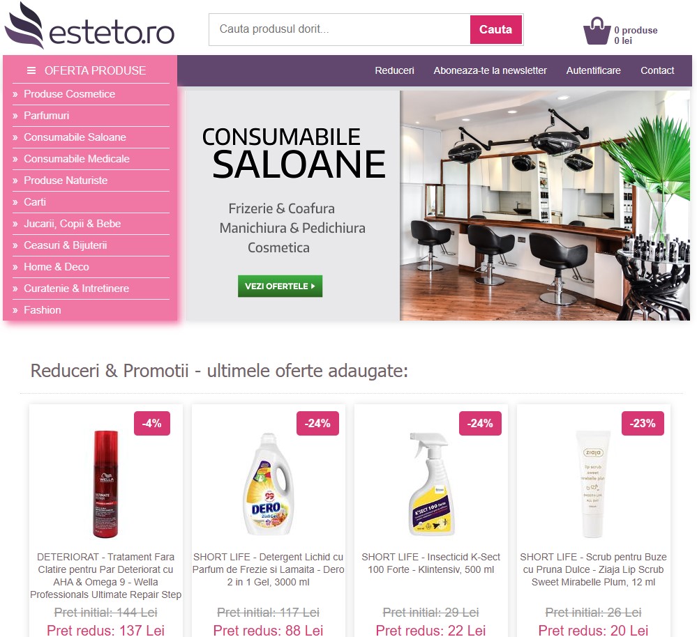 cosmetice Esteto