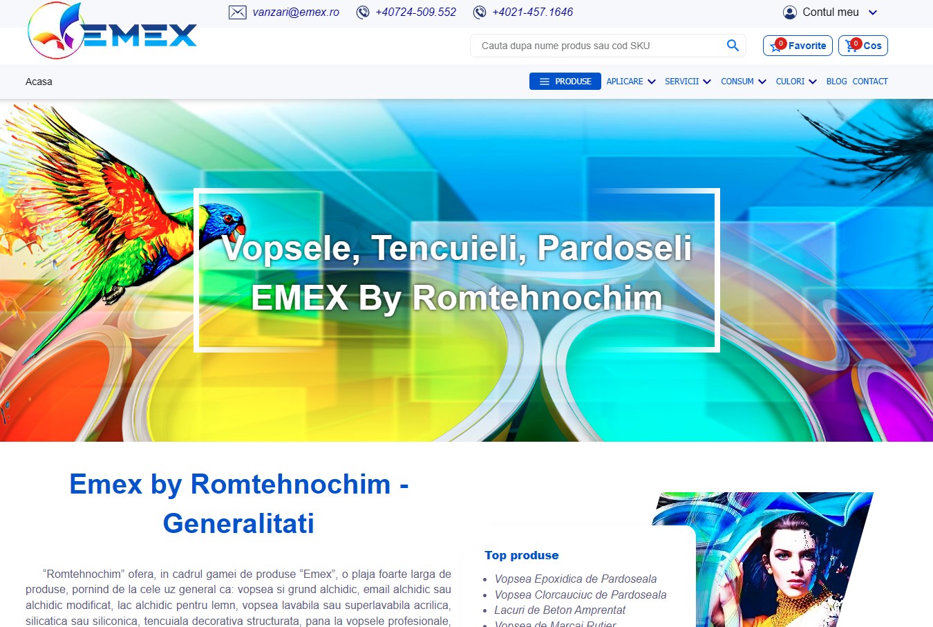 Vopsele epoxidice Emex