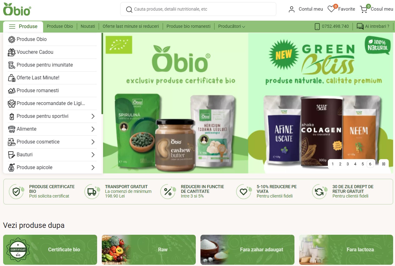 produse bio Obio
