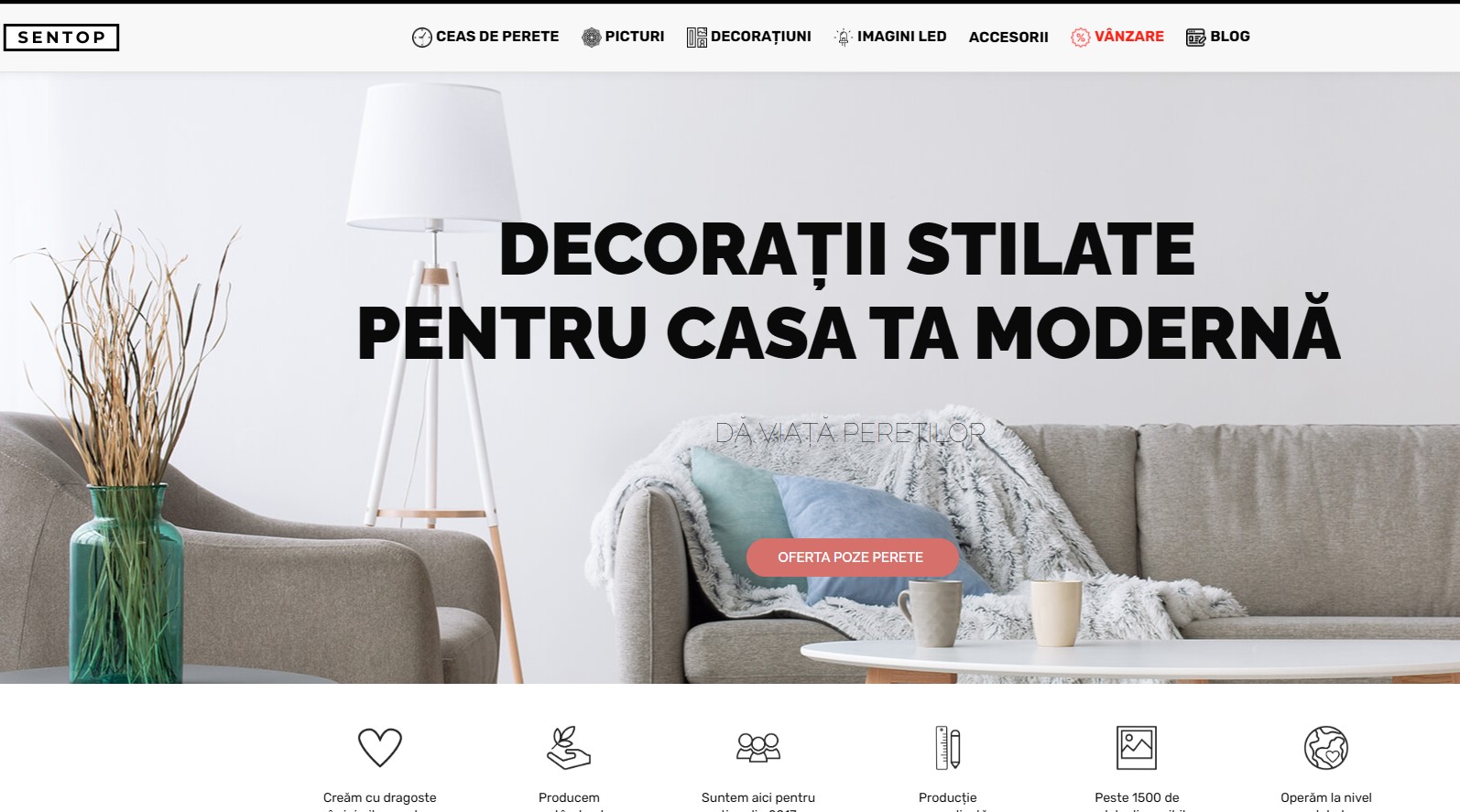 decorațiuni de perete SENTOP